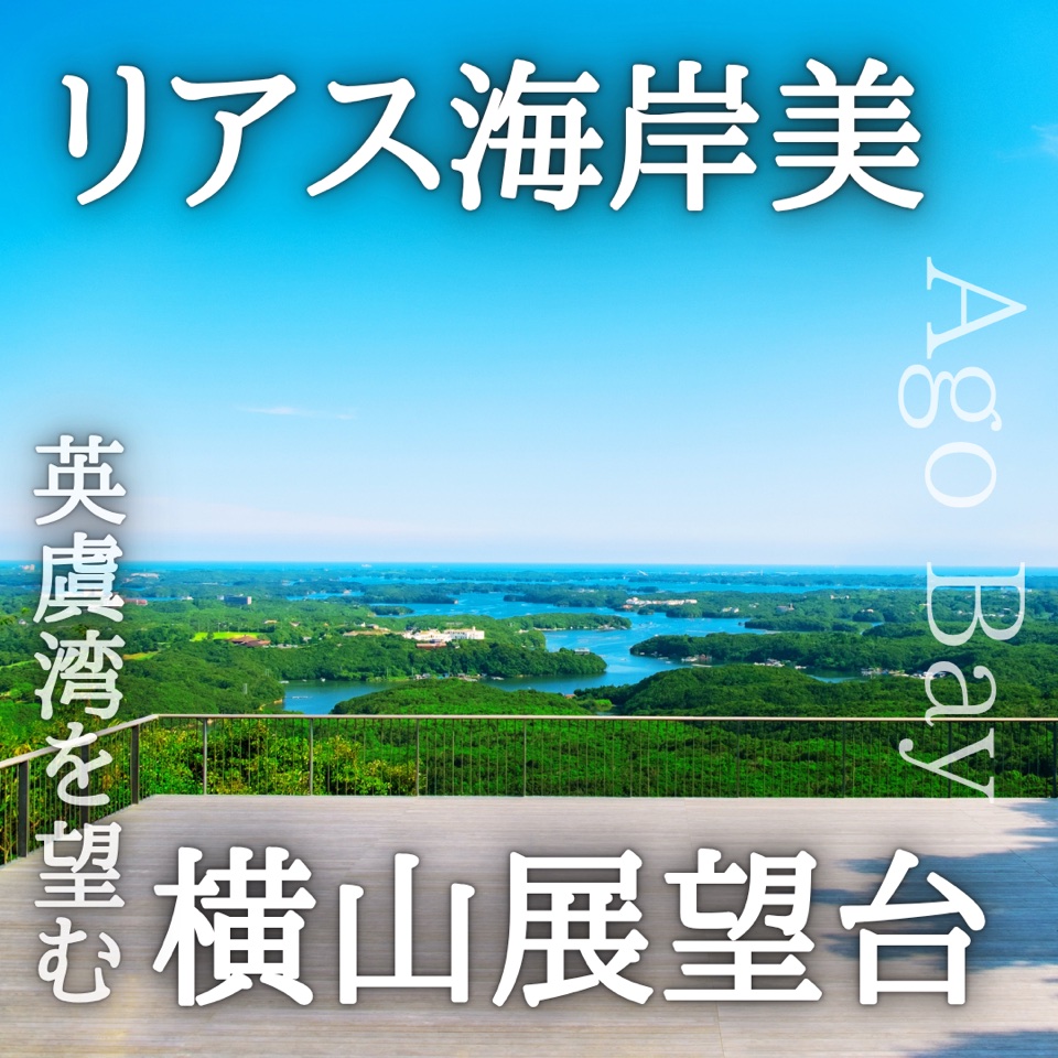 リアス海岸美を望む横山展望台
